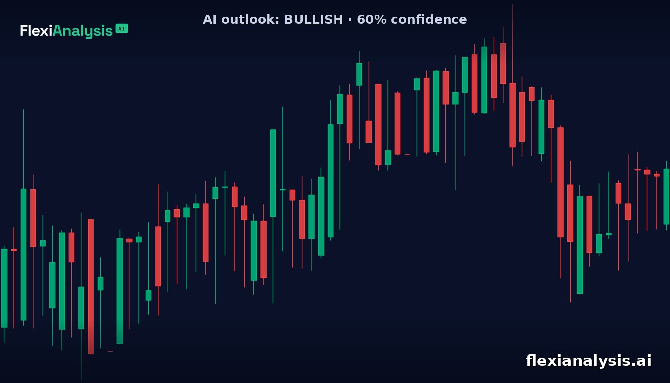 Dow Jones (US30) AI market analysis chart — FlexiAI