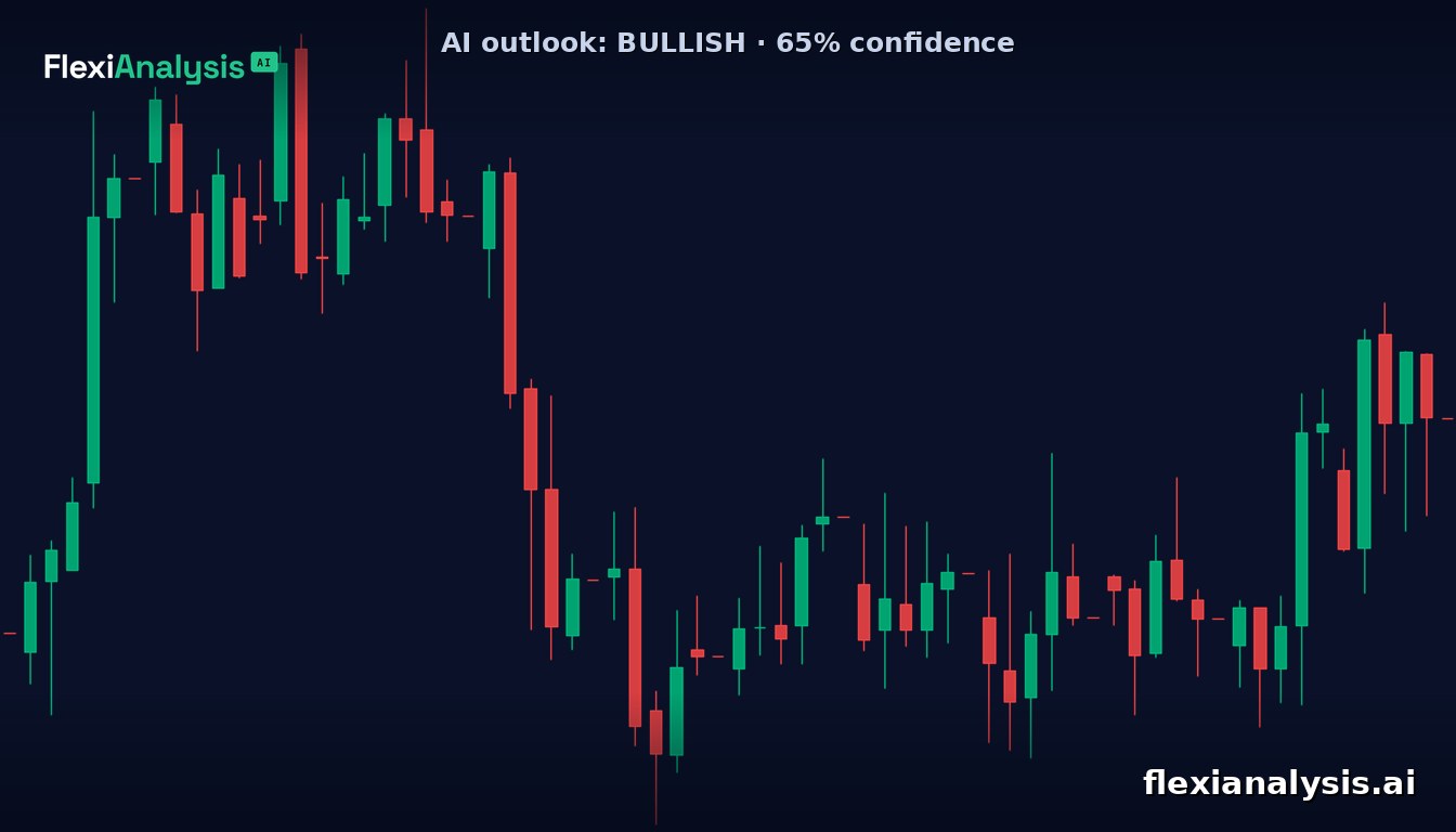 FTSE 100 AI market analysis chart — FlexiAI