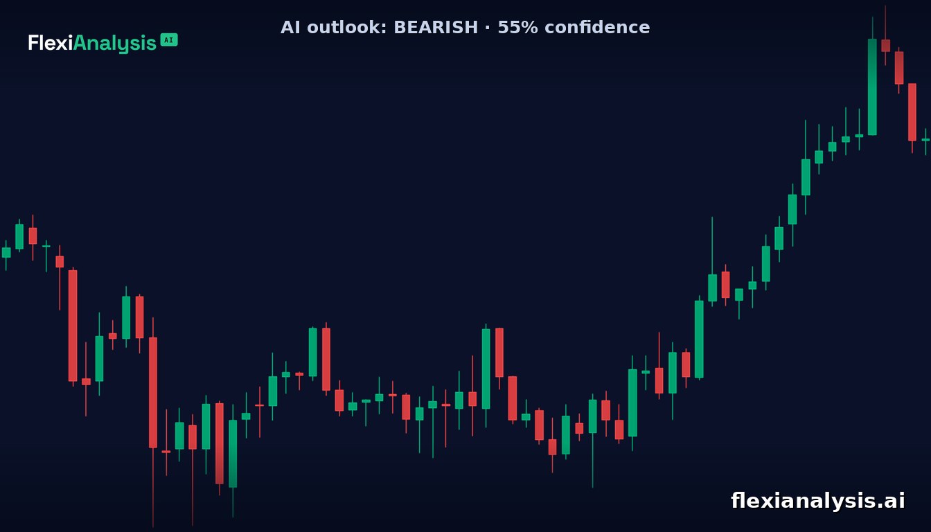 XRP (XRP/USD) AI market analysis chart — FlexiAI
